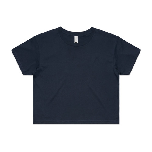 NAVY wo's-crop-tee-navy